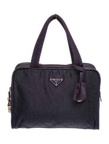 Tessuto Nylon Top Handle Bag