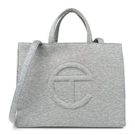 Telfar X UGG Fleece Medium Shopping Bag Grey