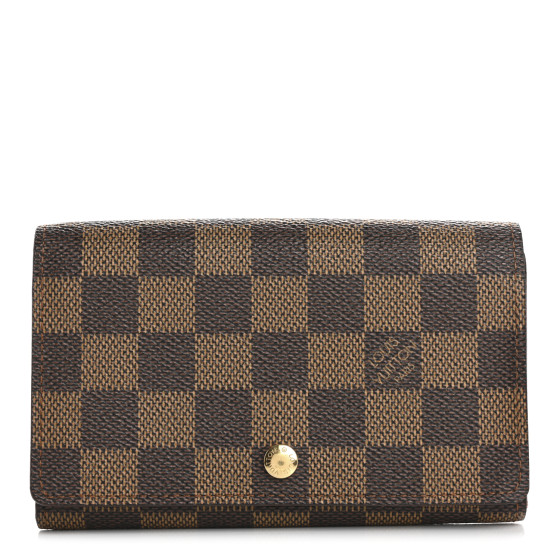 Louis Vuitton Damier Ebene Porte-Monnaie Tresor Wallet