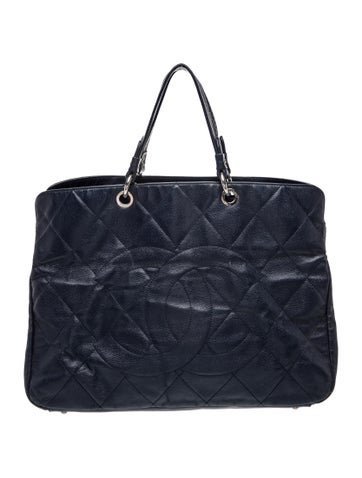 XL Caviar Timeless Shopper Tote