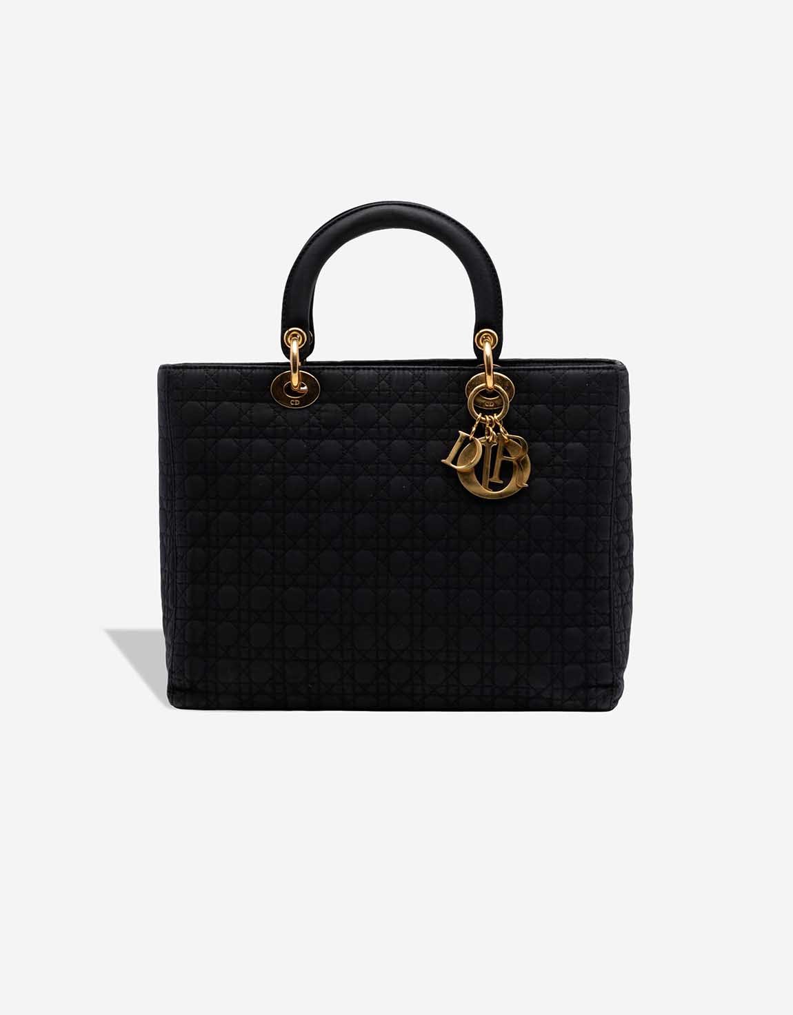 Dior 
		Lady Large Nylon Black    