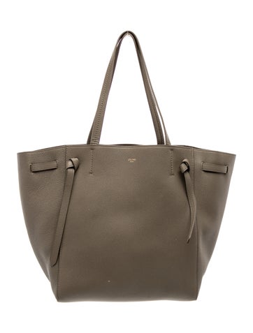 Leather Cabas Phantom w/Belt Small