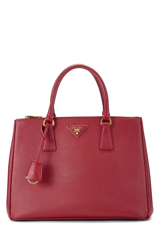 Red Saffiano Executive Tote Medium