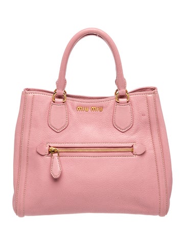 Leather Top Handle Bag