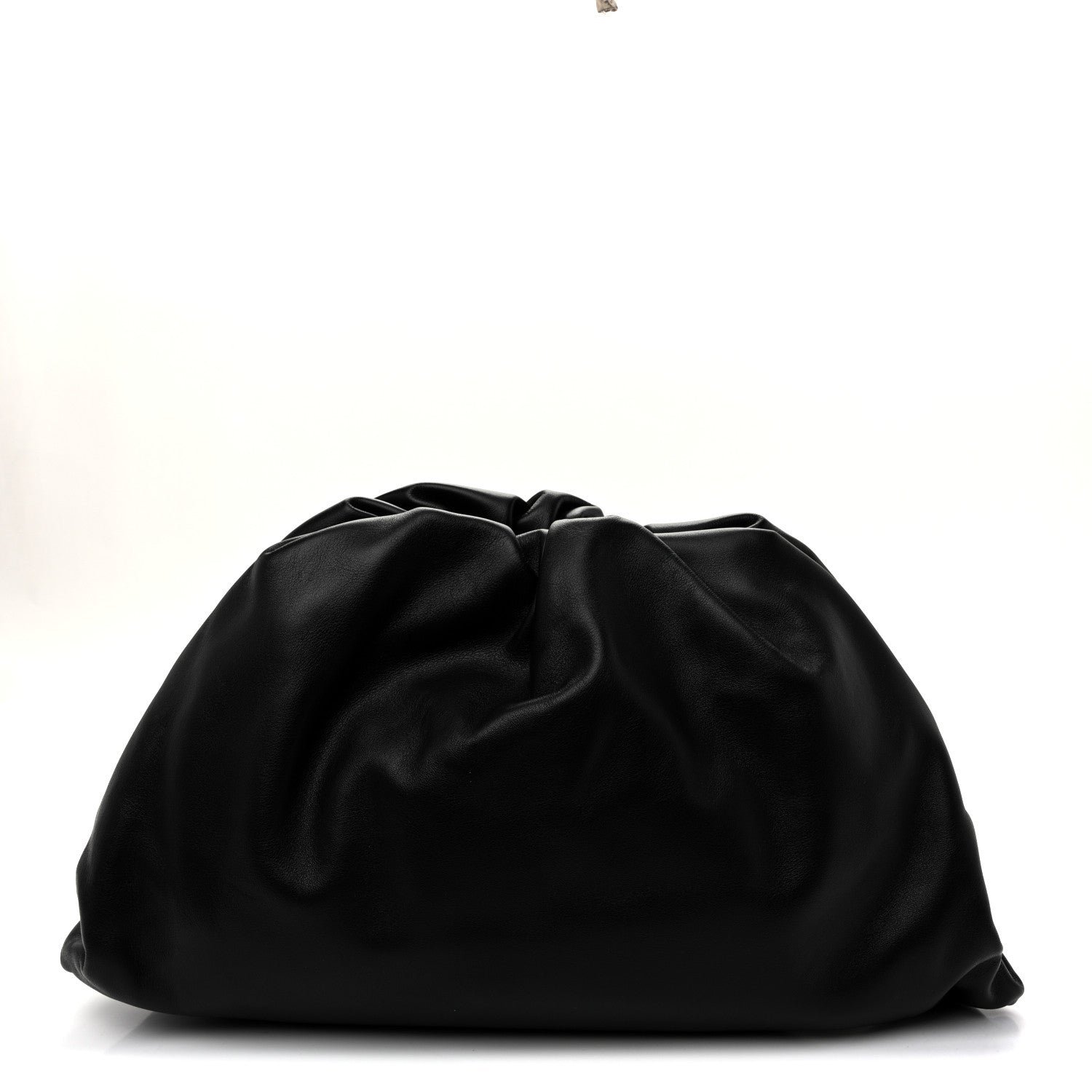 Bottega Veneta Smooth Butter Calf The Pouch Oversized Clutch Black
