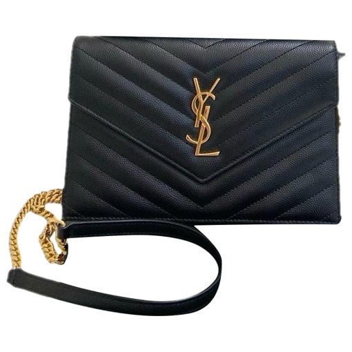 Portefeuille enveloppe leather handbag