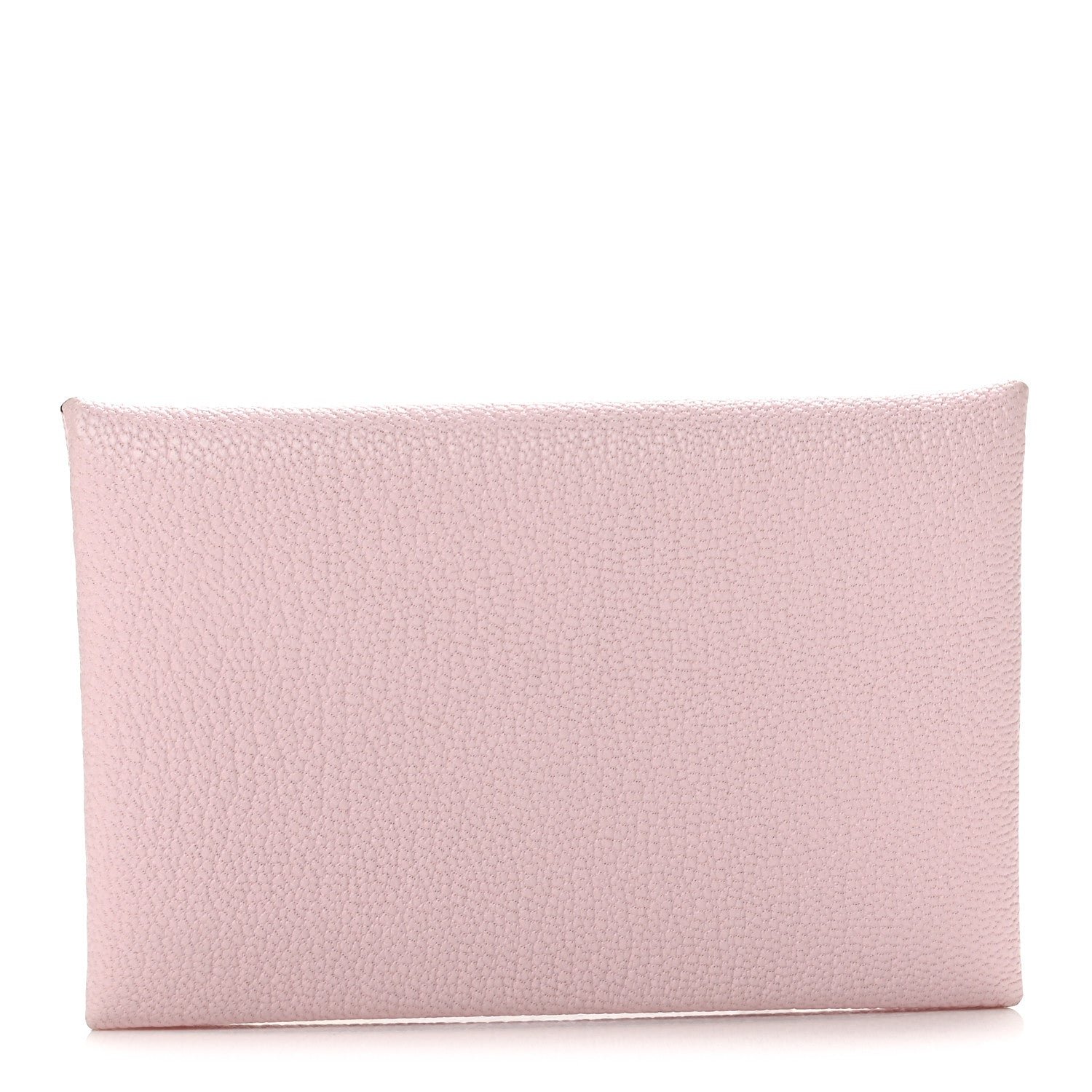 Hermes Chevre Mysore Calvi Card Case Rose Darling