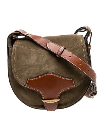 Suede Messenger Bag