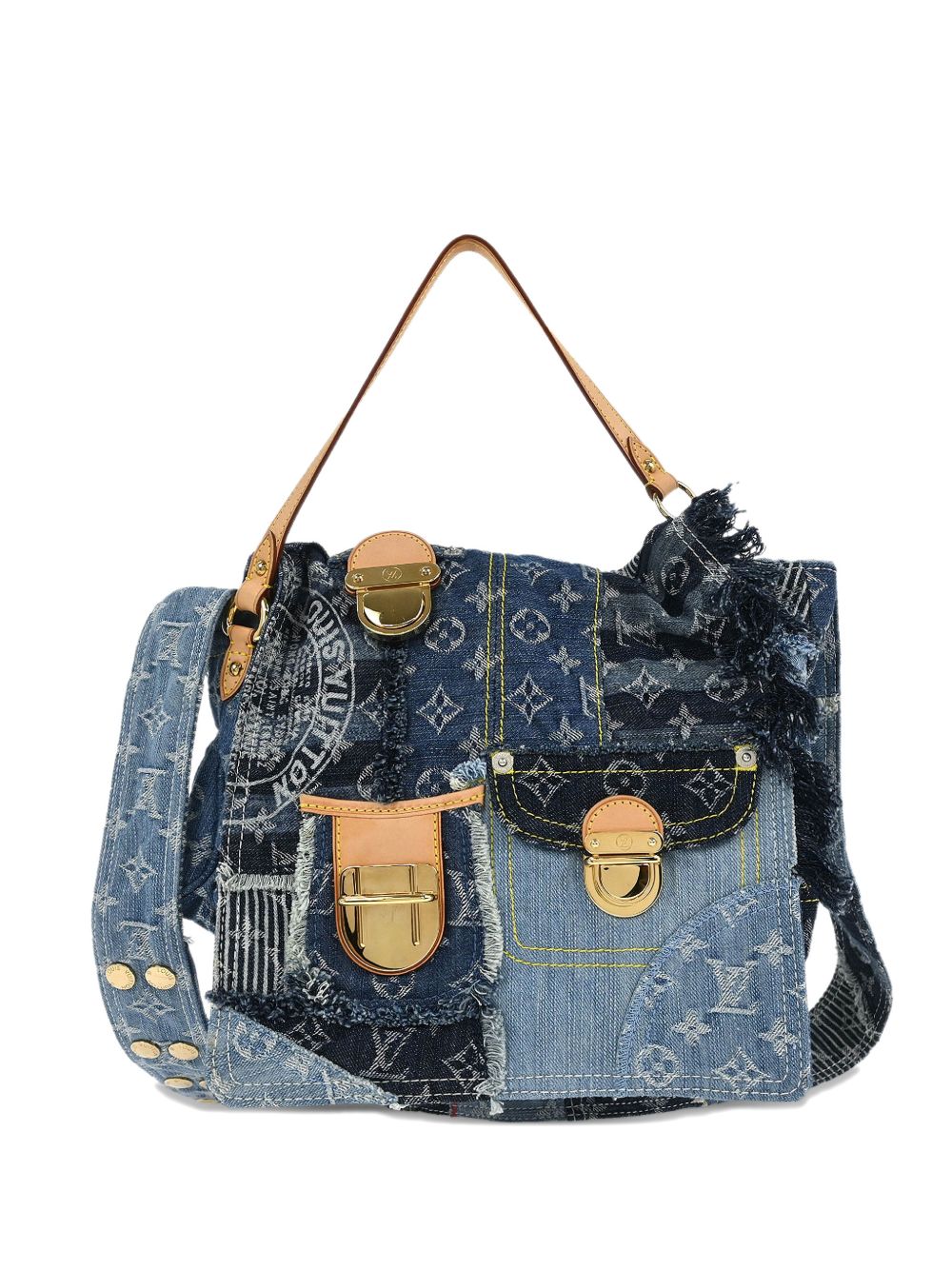 2007 Postie Patchwork Monogram  tote bag