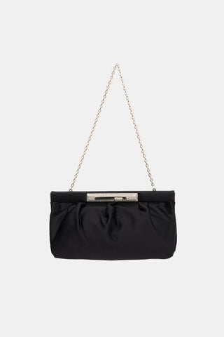 Valentino Satin & Embellished Clutch