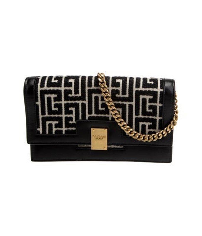 Balmain Leather Crossbody Bag