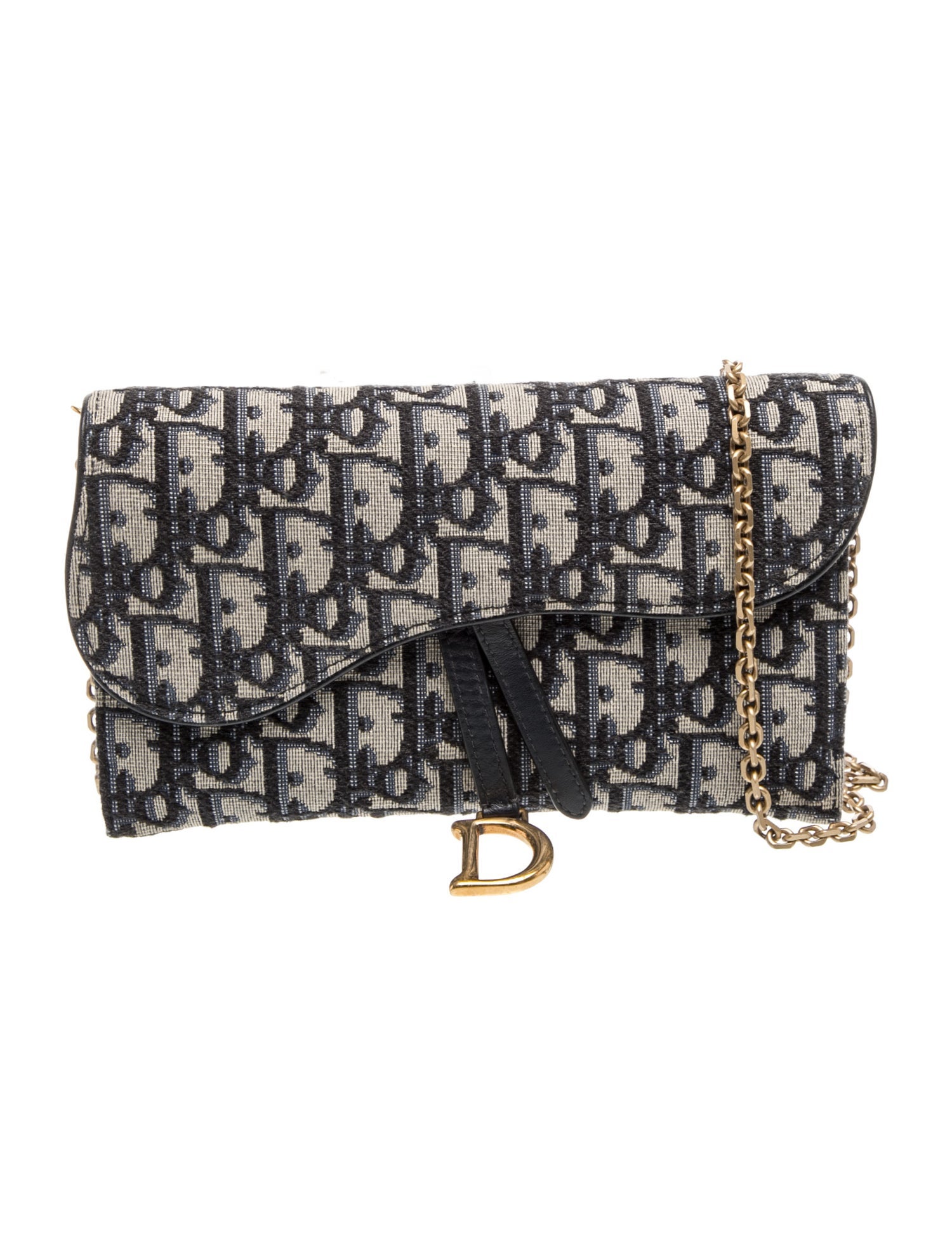Oblique Jacquard Wallet on Chain