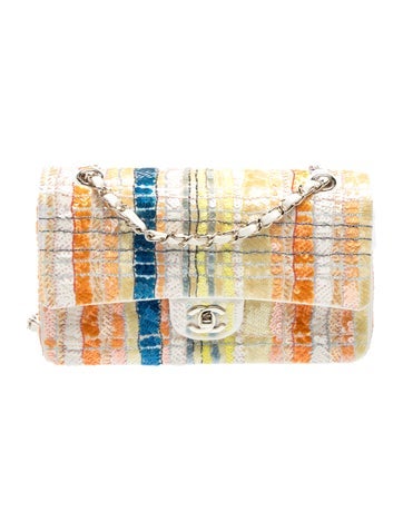 Classic Medium Sequin Double Flap Bag