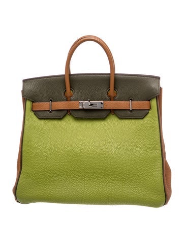 Togo & Fjord Tricolor HAC Birkin 32