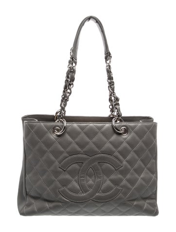 Quilted Caviar Grand Shopping Tote