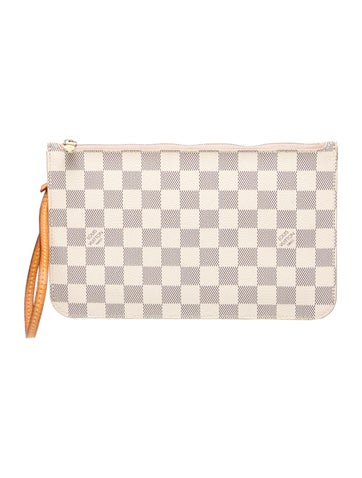 Damier Azur Neverfull Pouch MM