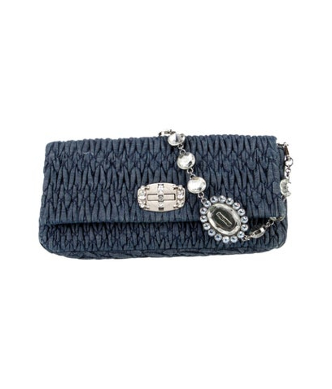Miu Miu Miu Denim Shoulder Bag