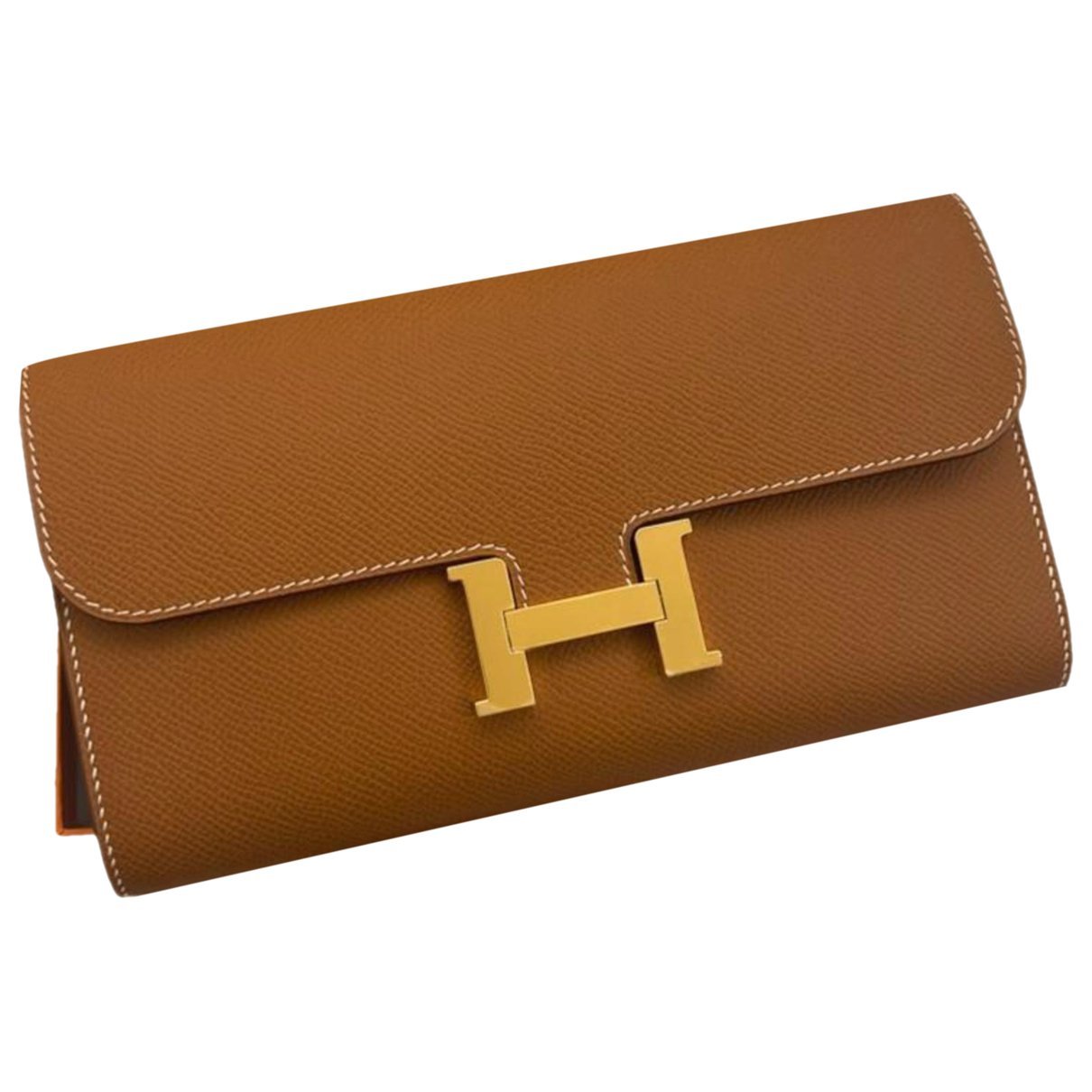 Hermes Constance leather clutch bag
