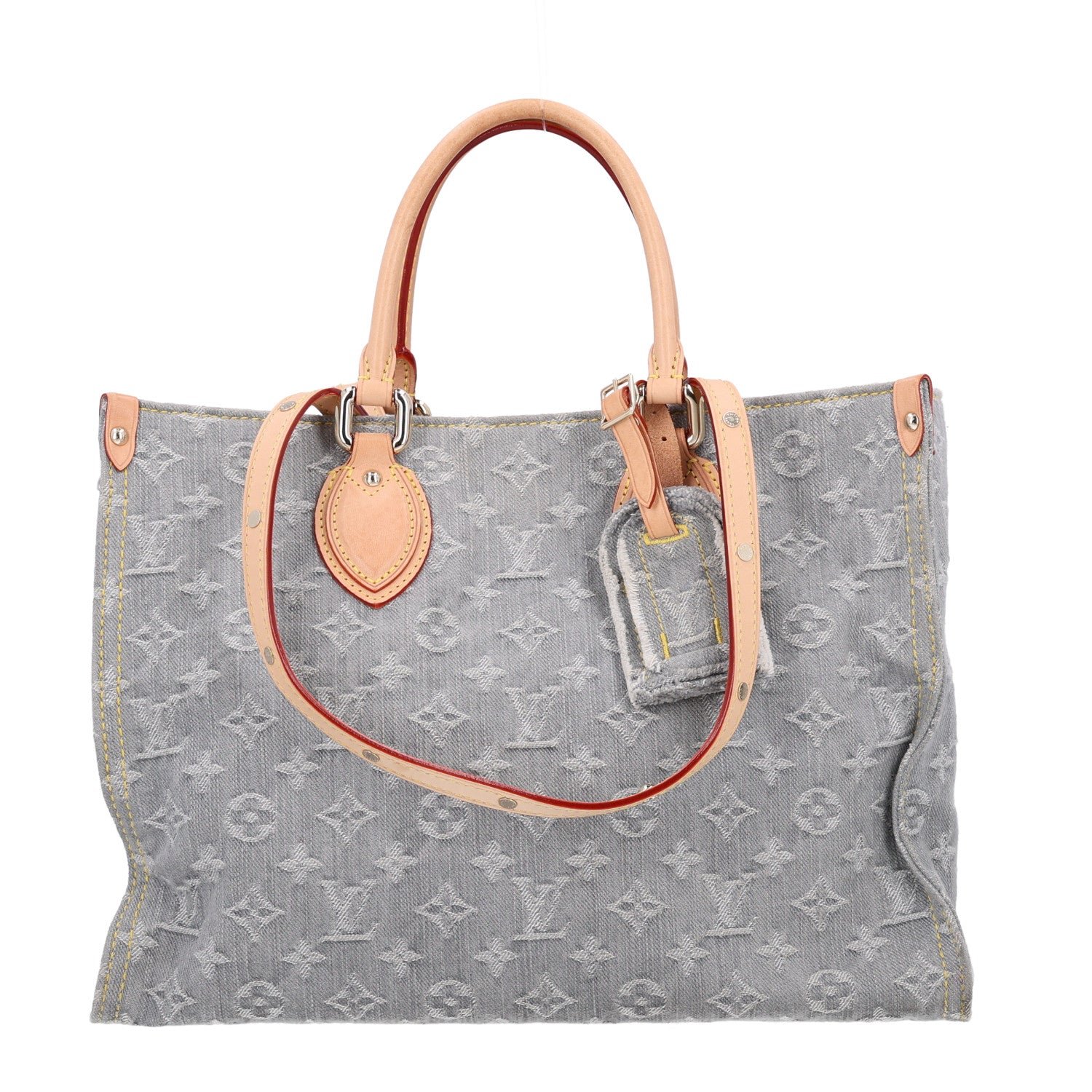 Louis Vuitton Monogram Denim Onthego MM Washed Grey