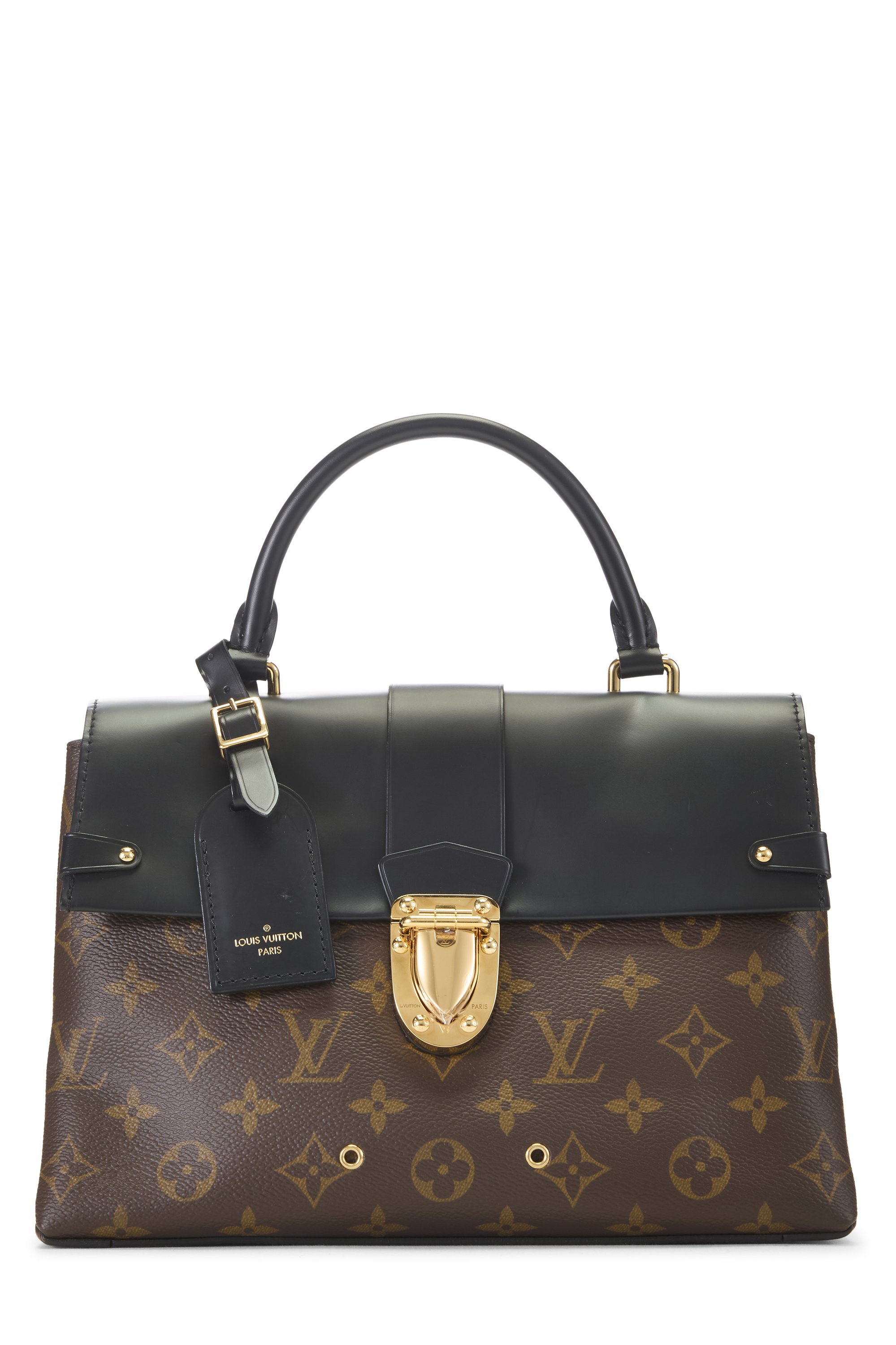 Monogram Canvas One Handle Flap Bag MM