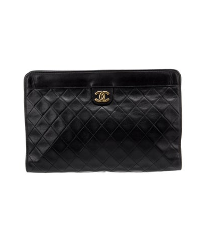 Chanel Vintage Cc Frame Clutch