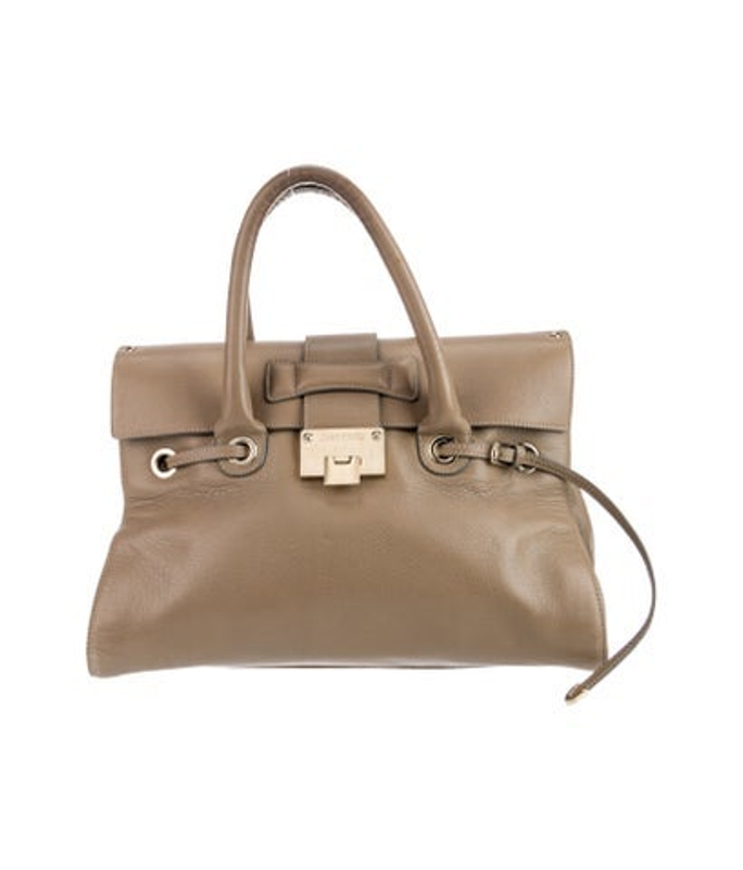 Jimmy Choo Choo Leather Top Handle Bag