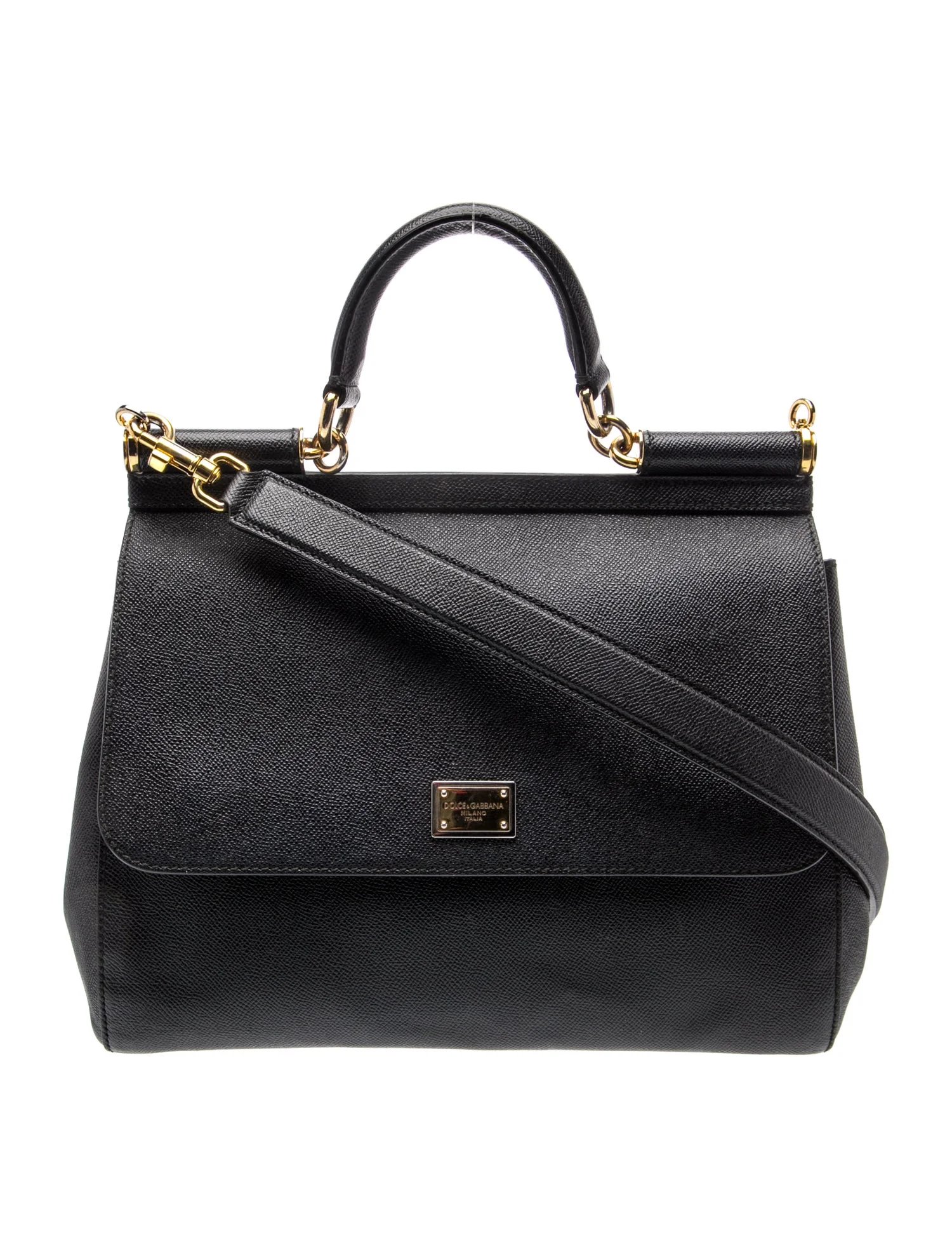 Leather Top Handle Bag