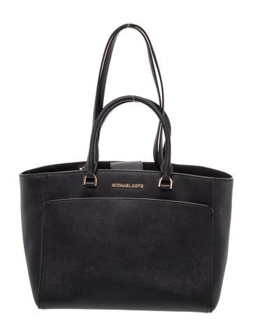 Saffiano Leather Top Handle Bag