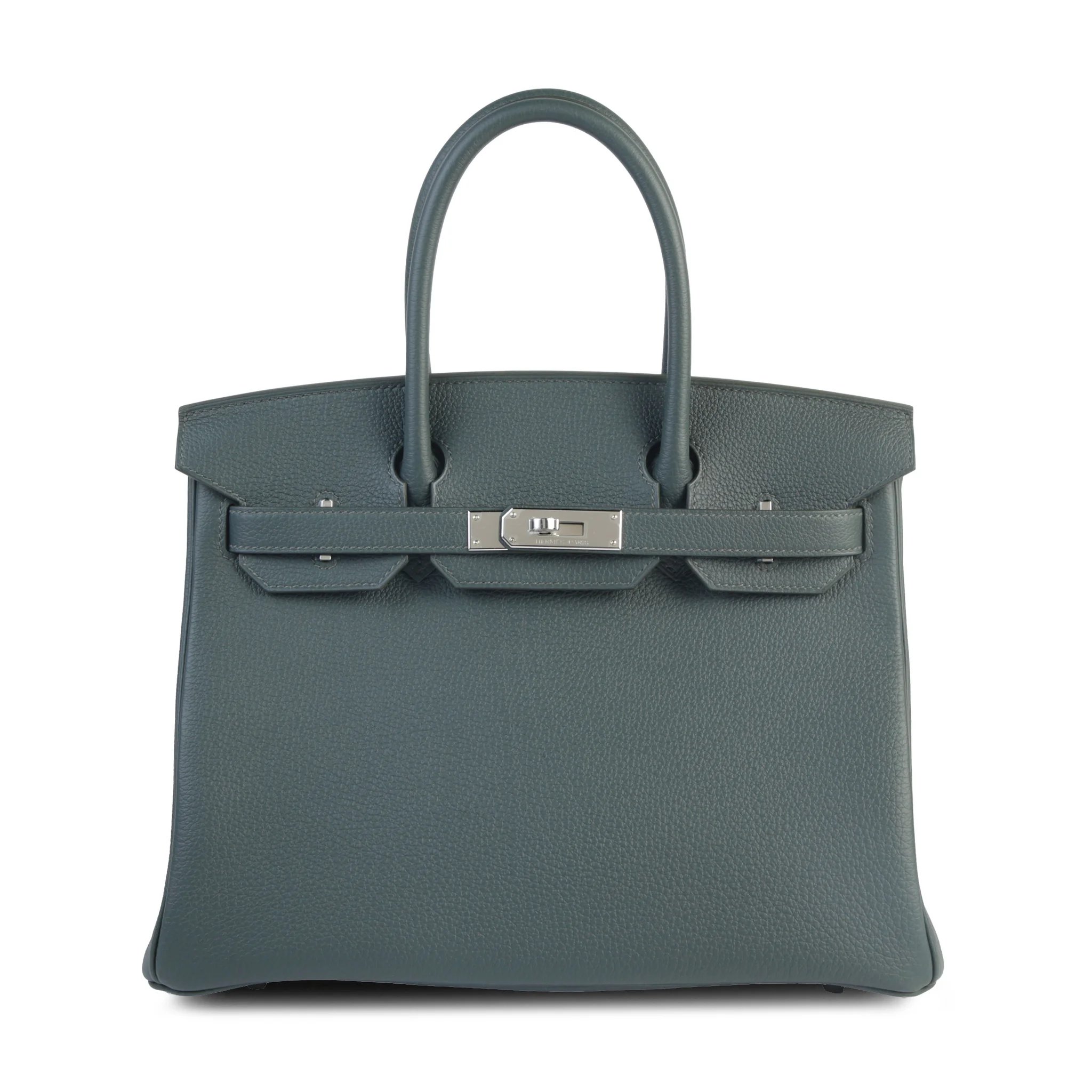 Brand New ( Rank N ) HERMÈS Birkin 30 Vert Mangrove (Q0) Togo Palladium hardware K (2025)