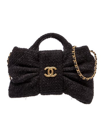 2025 Mini Tweed Bow Bag