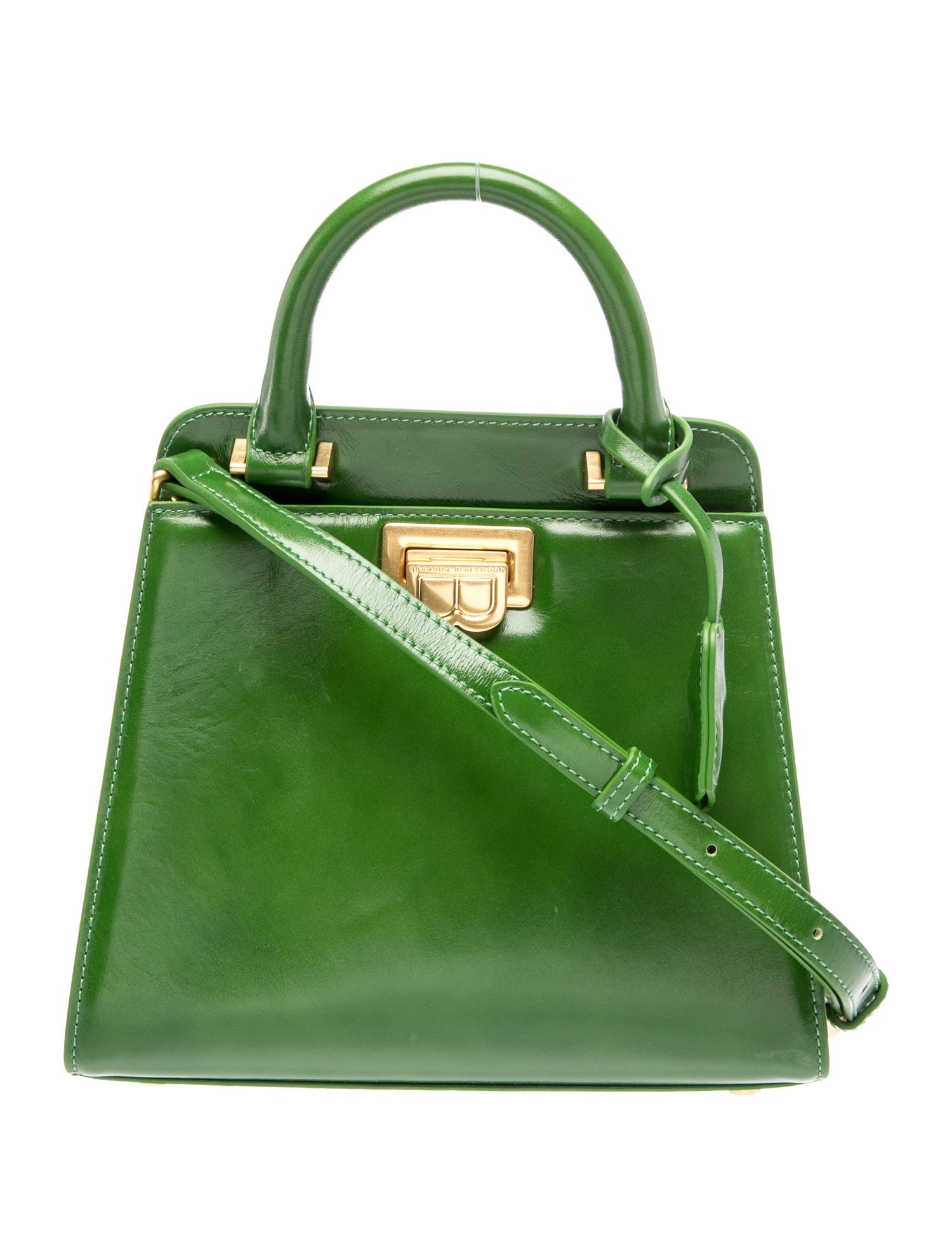 Brandon Blackwood Leather Top Handle Bag