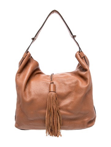 Embossed Leather Top Handle Bag