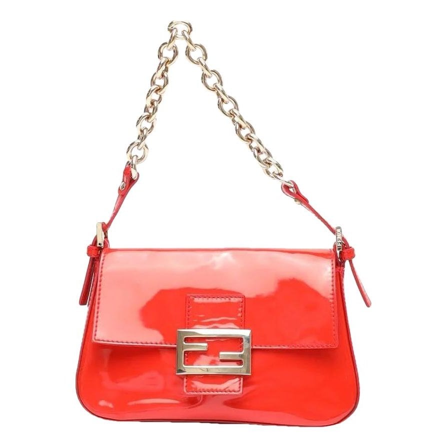 Mamma Baguette patent leather handbag