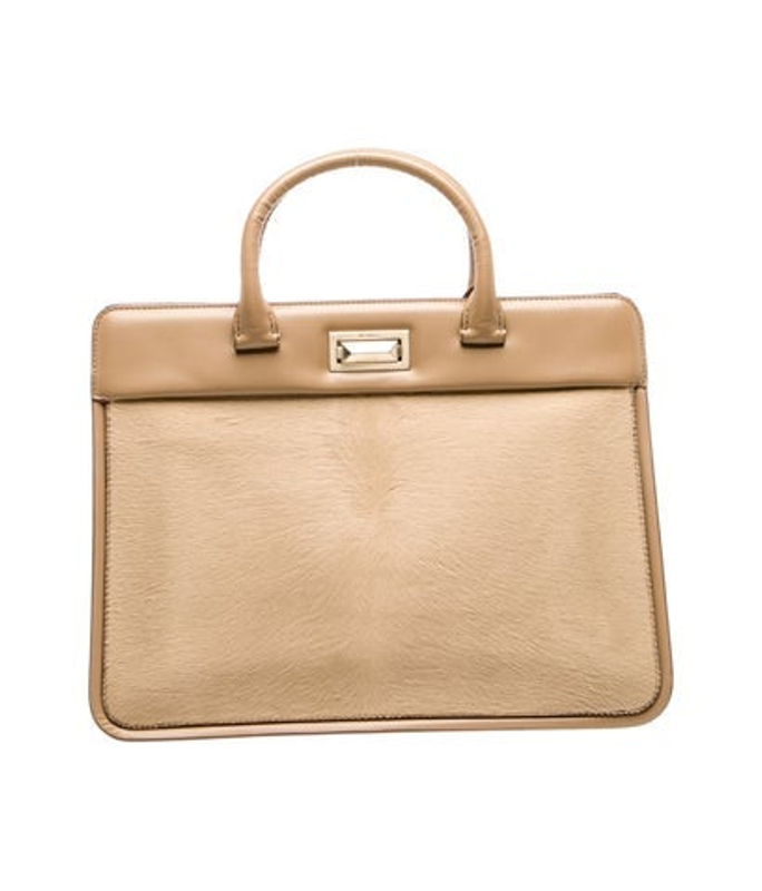 Max Mara Mara Ponyhair Top Handle Bag
