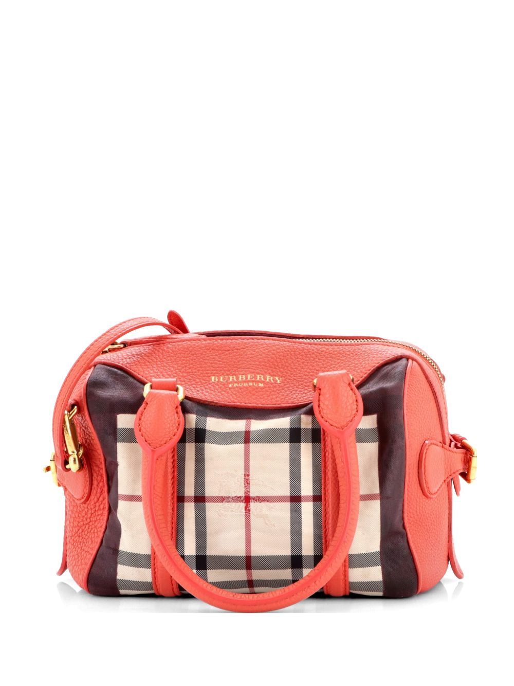 Burberry Alchester Convertible Satchel House Check Canvas Small handbag