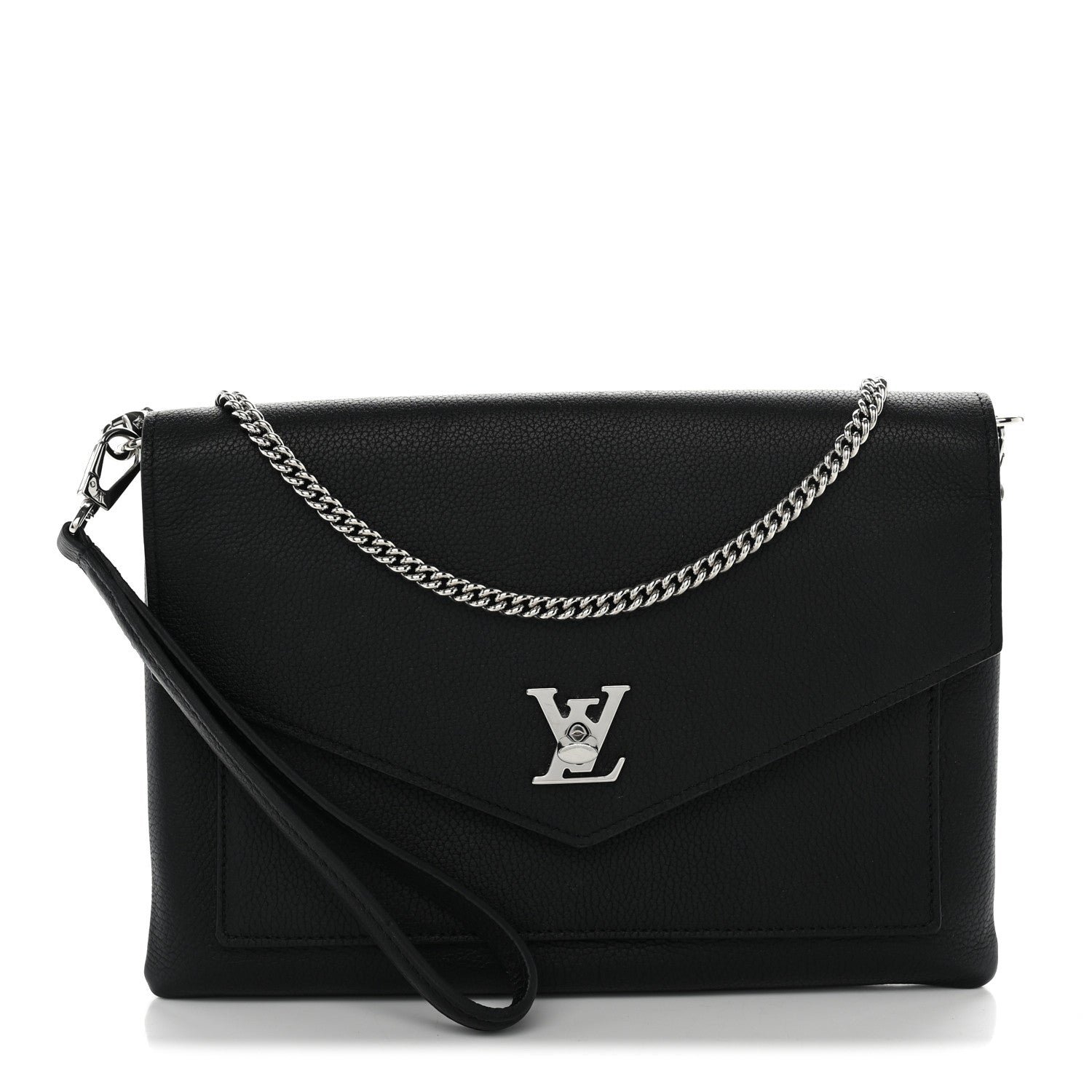 Louis Vuitton Soft Calfskin My Lockme Pochette Black