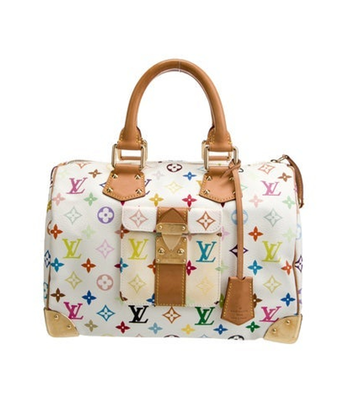 Louis Vuitton Vuitton Multicolore Monogram Speedy 30