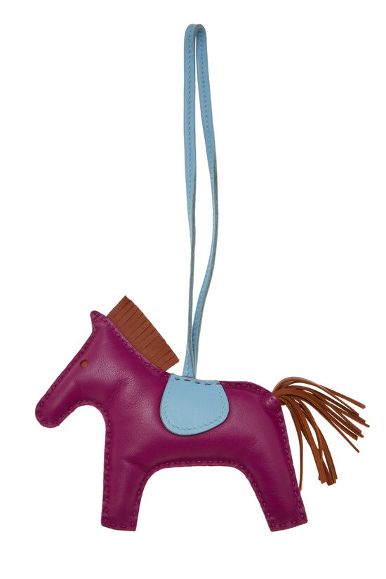 Hermes Multicolor Milo Leather Rodeo Bag Charm MM