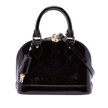 Louis Vuitton Patent Leather Monogram Vernis Alma