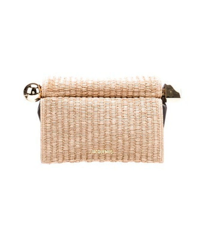 Jacquemus Raffia Clutch