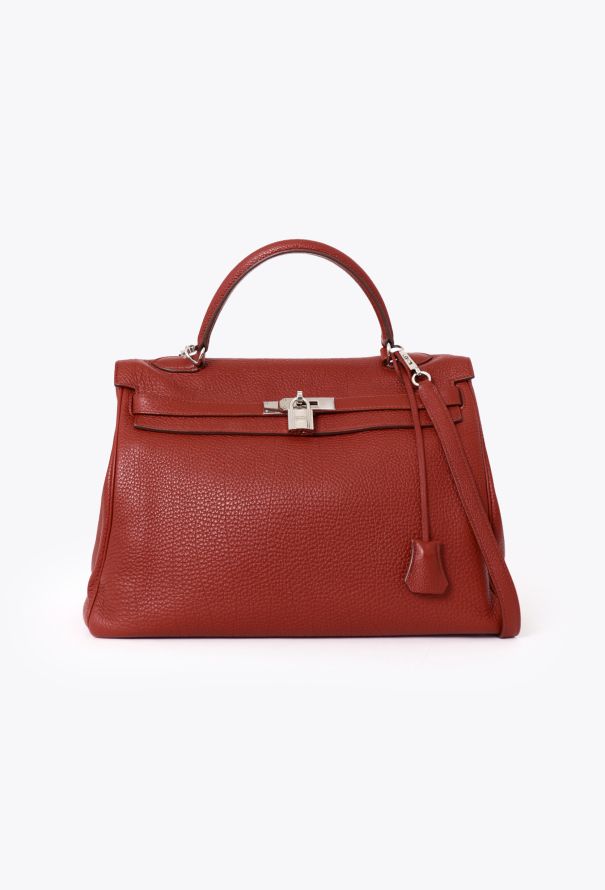 Hermes Red Clémence Kelly Retourné 35
