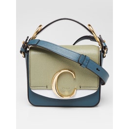 Chloe Chloe Multicolor Calfskin Leather Mini C Shoulder Bag