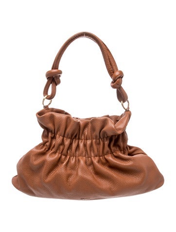 Leather Top Handle Bag