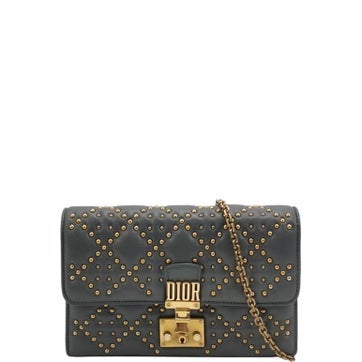 Calfskin Dioraddict Wallet On Chain