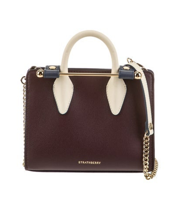 Strathberry Leather Top Handle Bag W Tags