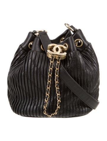 Paris-Greece Small Coco Pleats Bucket Bag