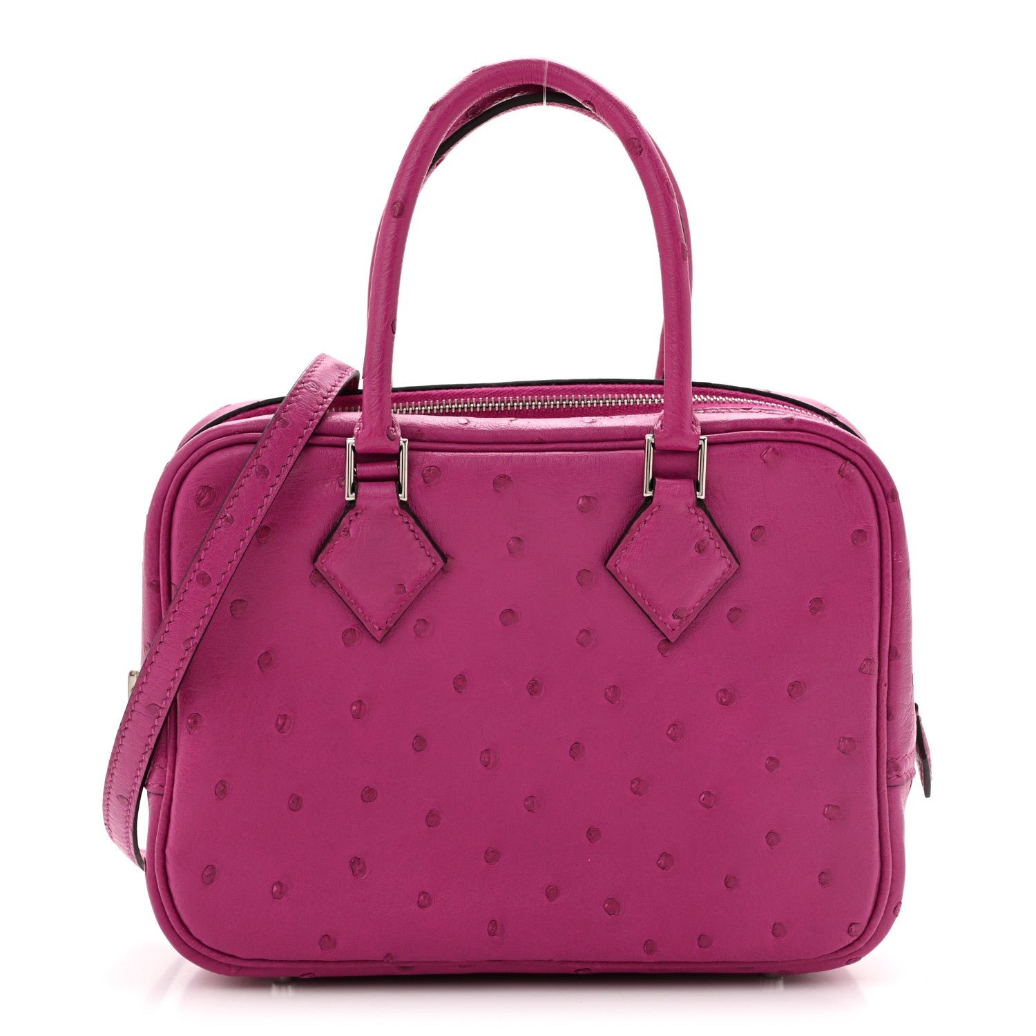 Hermes Ostrich Plume II Mini Rose Pourpre