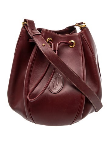 Leather Bucket Bag Vintage