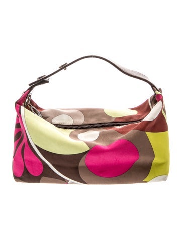 Emilio Pucci Nylon Shoulder Bag