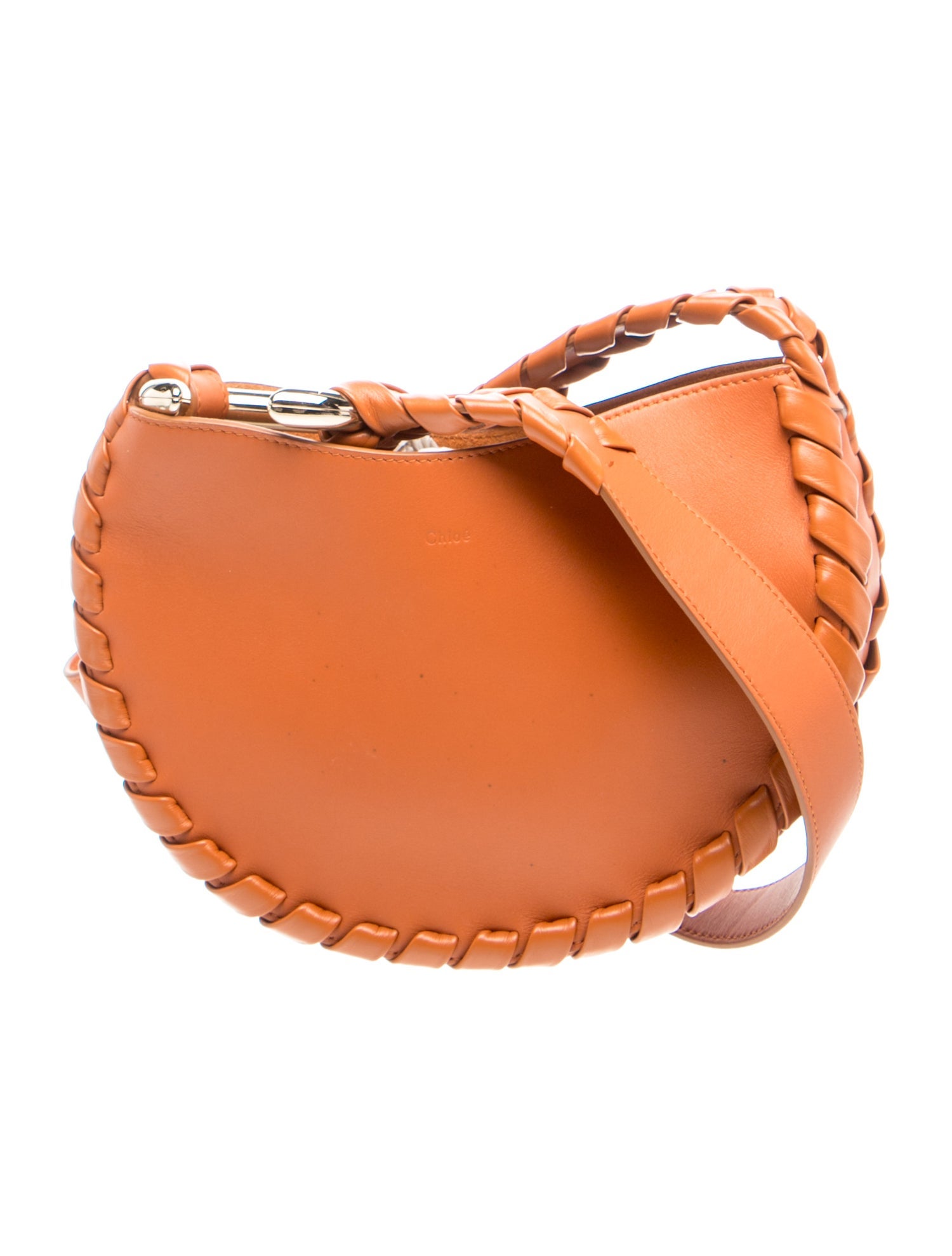 Chloe Leather Mate Crossbody Bag Small